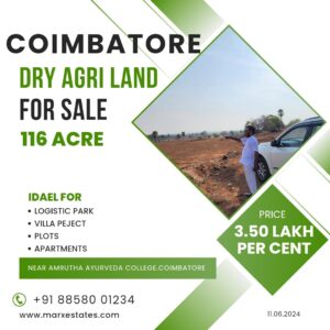 100 Acres Prime Land for Sale Coimbatore