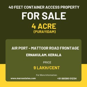 4-Acre Land for Sale near Cochin International Airport