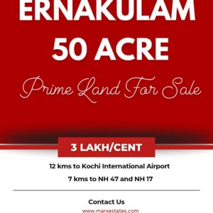 50 Acres Prime Land for Sale at Ernakulam