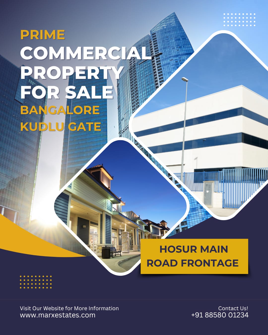 Prime 12 Acres Commercial Property for Sale at Kudlu Gate, Hosur Main Road, Bangalore