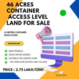 46 Acres of Level Land for Sale near Mamala, Ernakulam