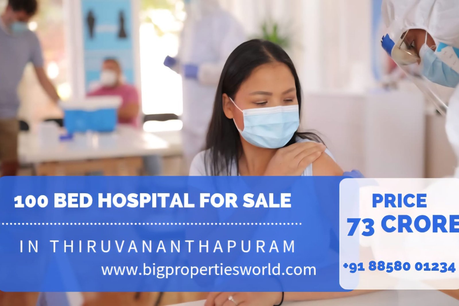 100 Bed Hospital for Sale Trivandrum