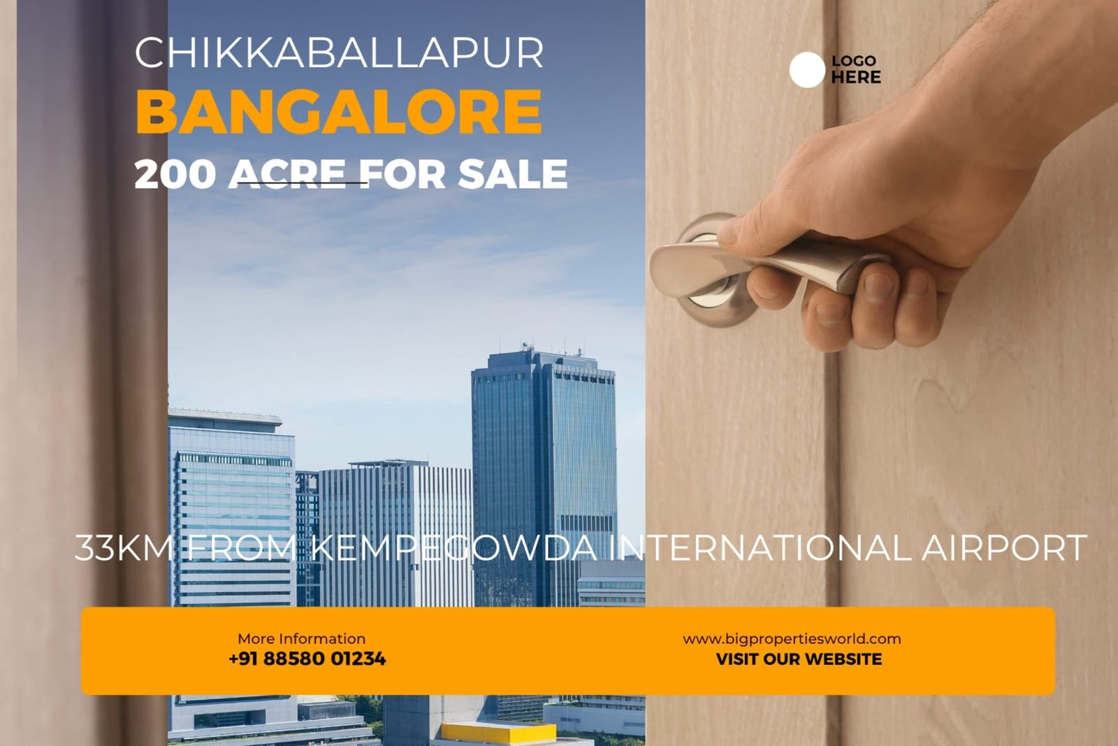 200 Acres For Sale Chikkaballapur Bangalore