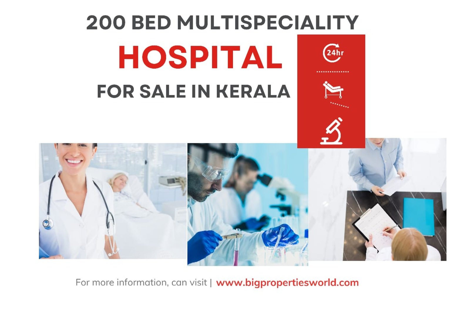 200 Bed Hospital for Sale Kerala