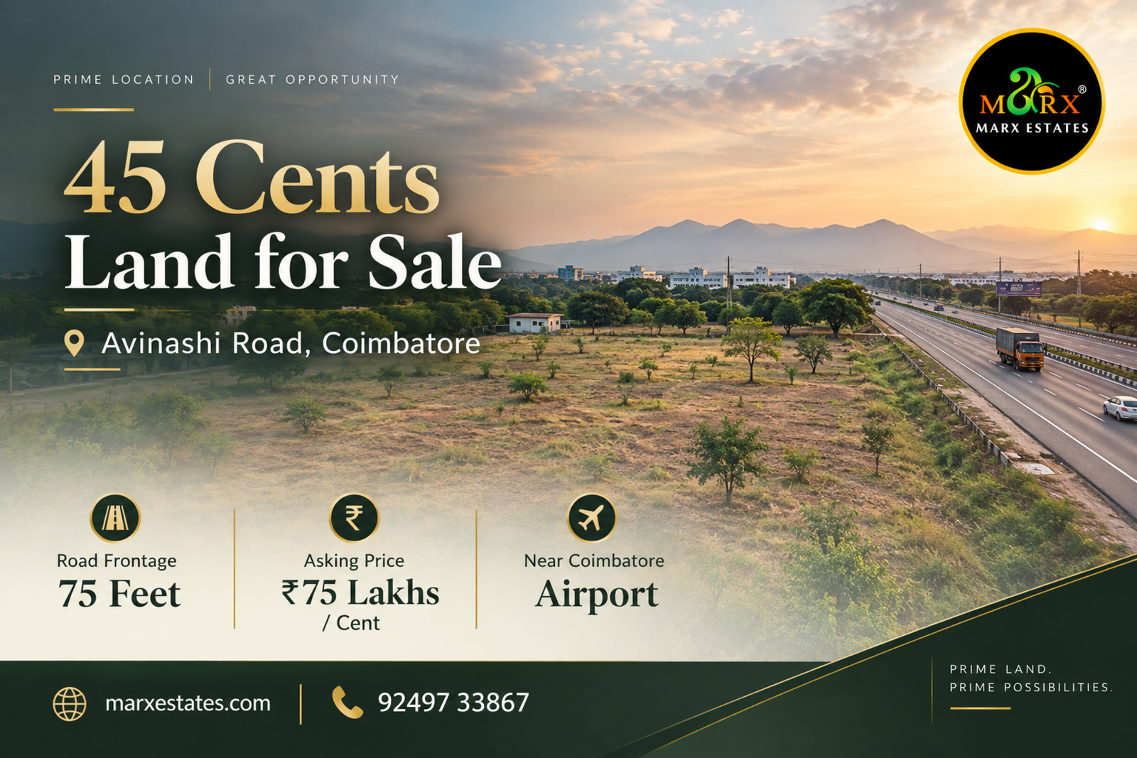 46 Cent Coimbatore For Sale