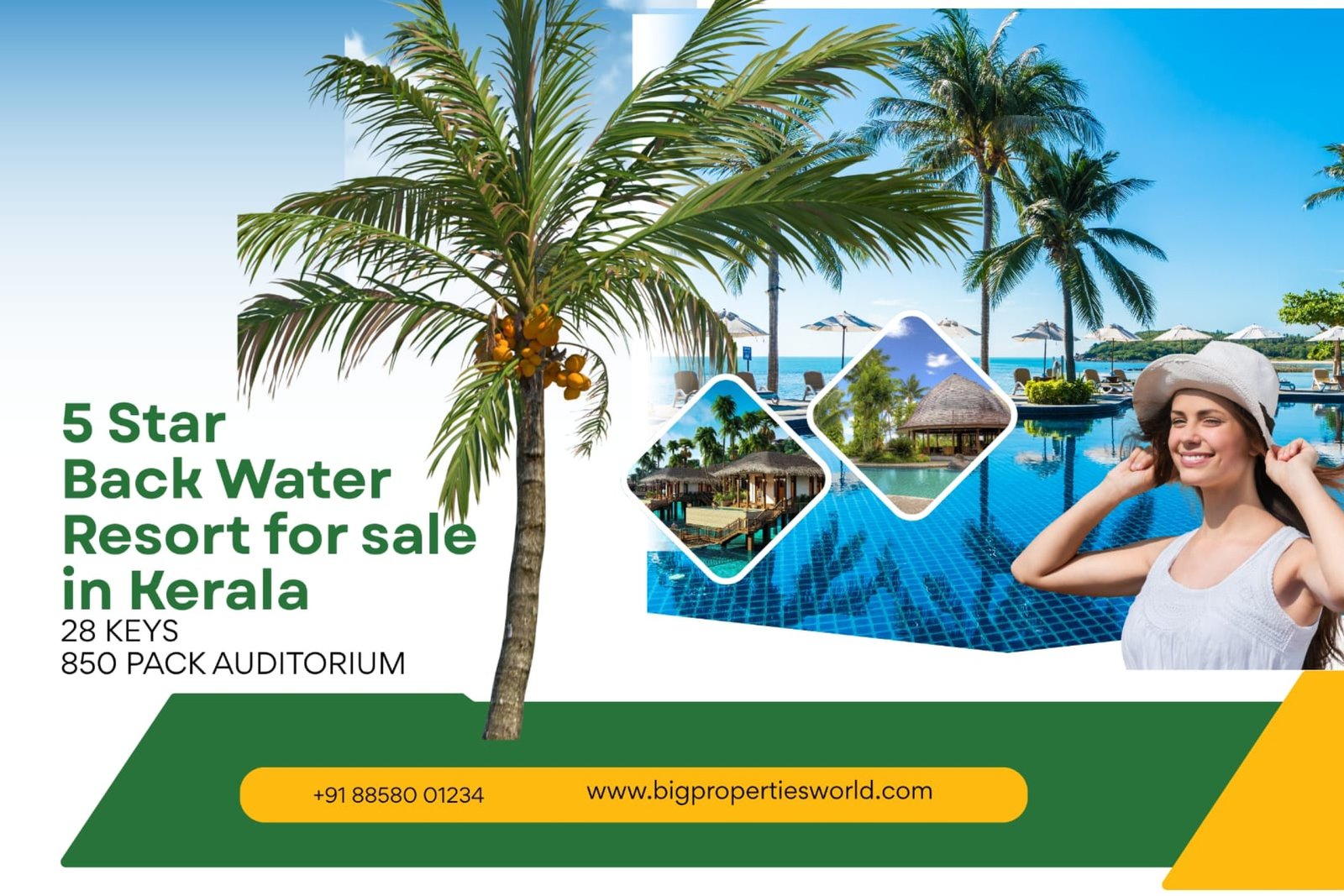 5 star Backwater Resort for Sale Kerala