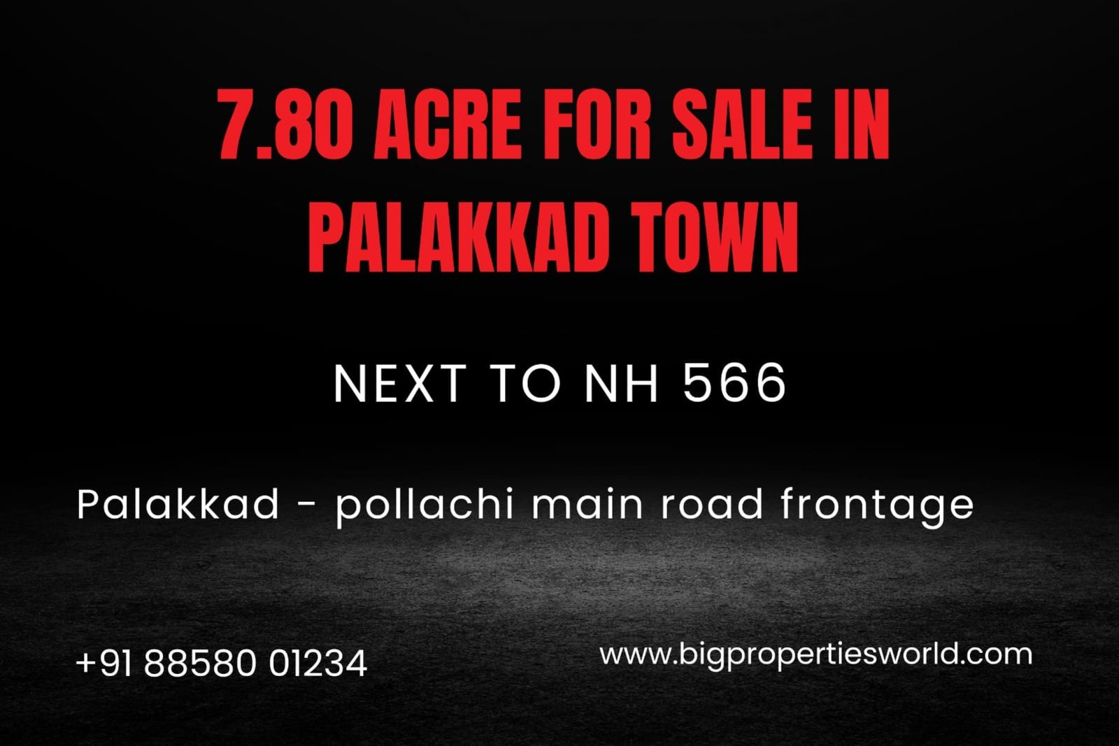 7 Acres for Sale Palakkad Town