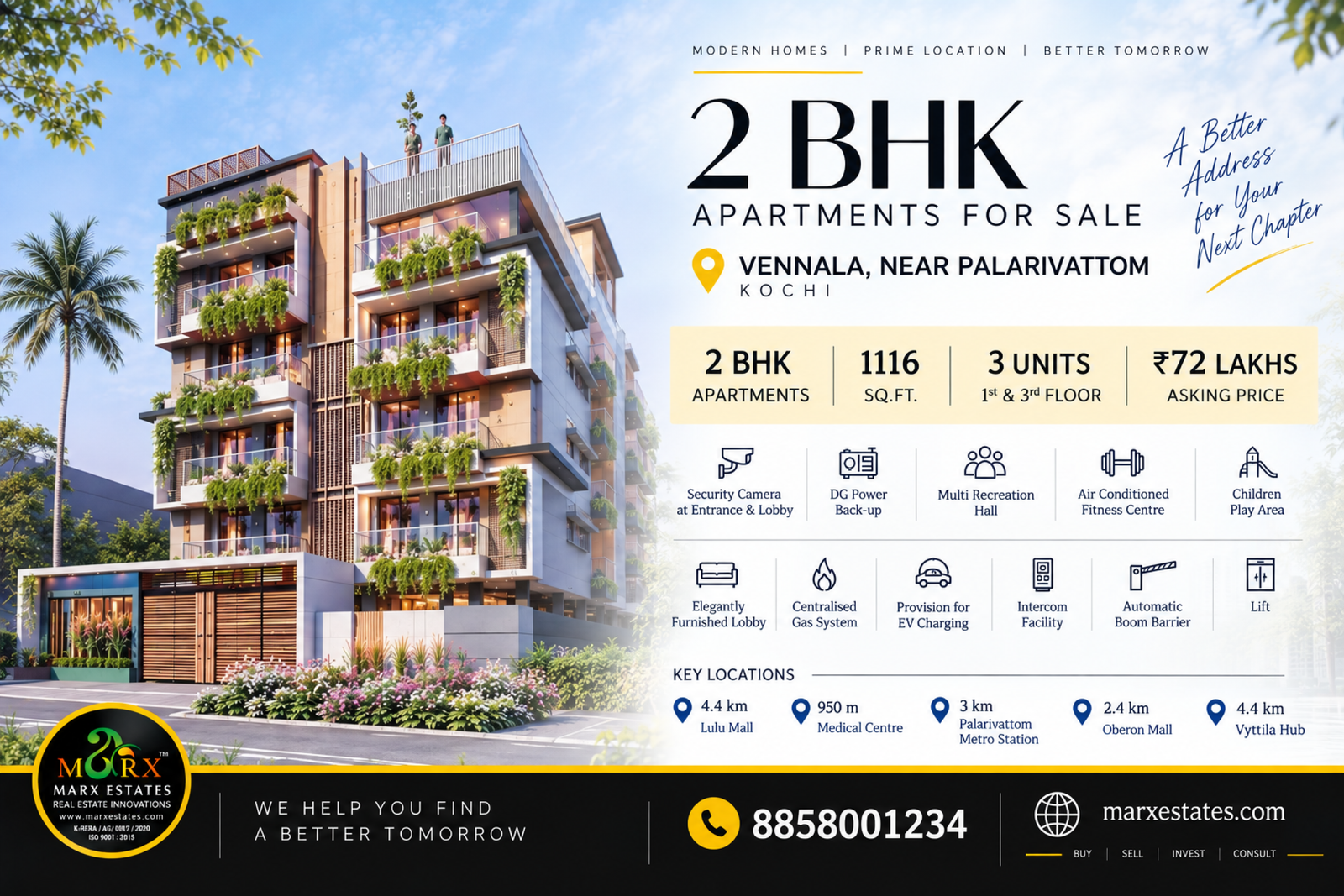Apartment forSale Vennala