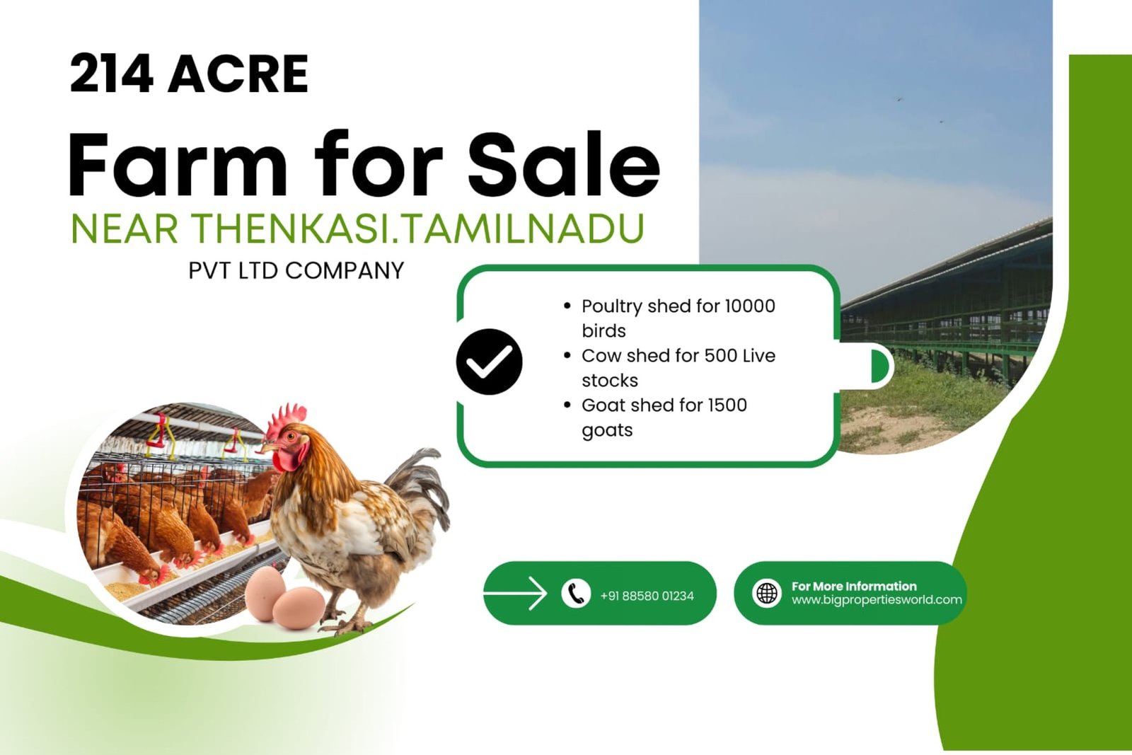 Farm For Sale Near Thenkasi Taminadu