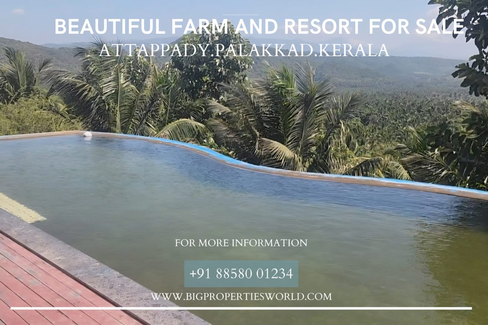 Farm House with Resort for Sale Attappady