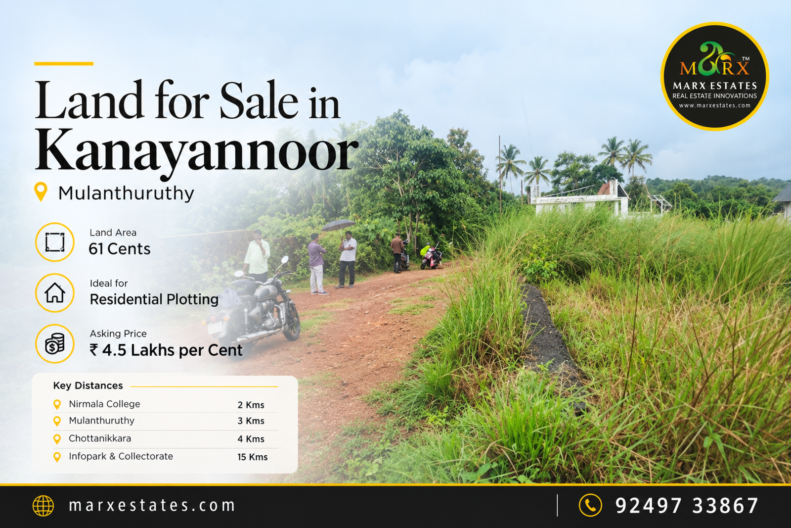 Land For plotting Mulanthuruthy