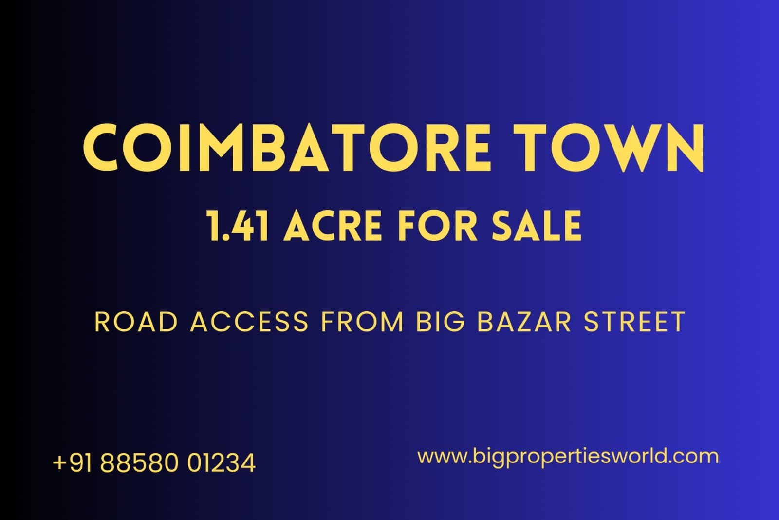 Prime Property for Sale Coimbatore town